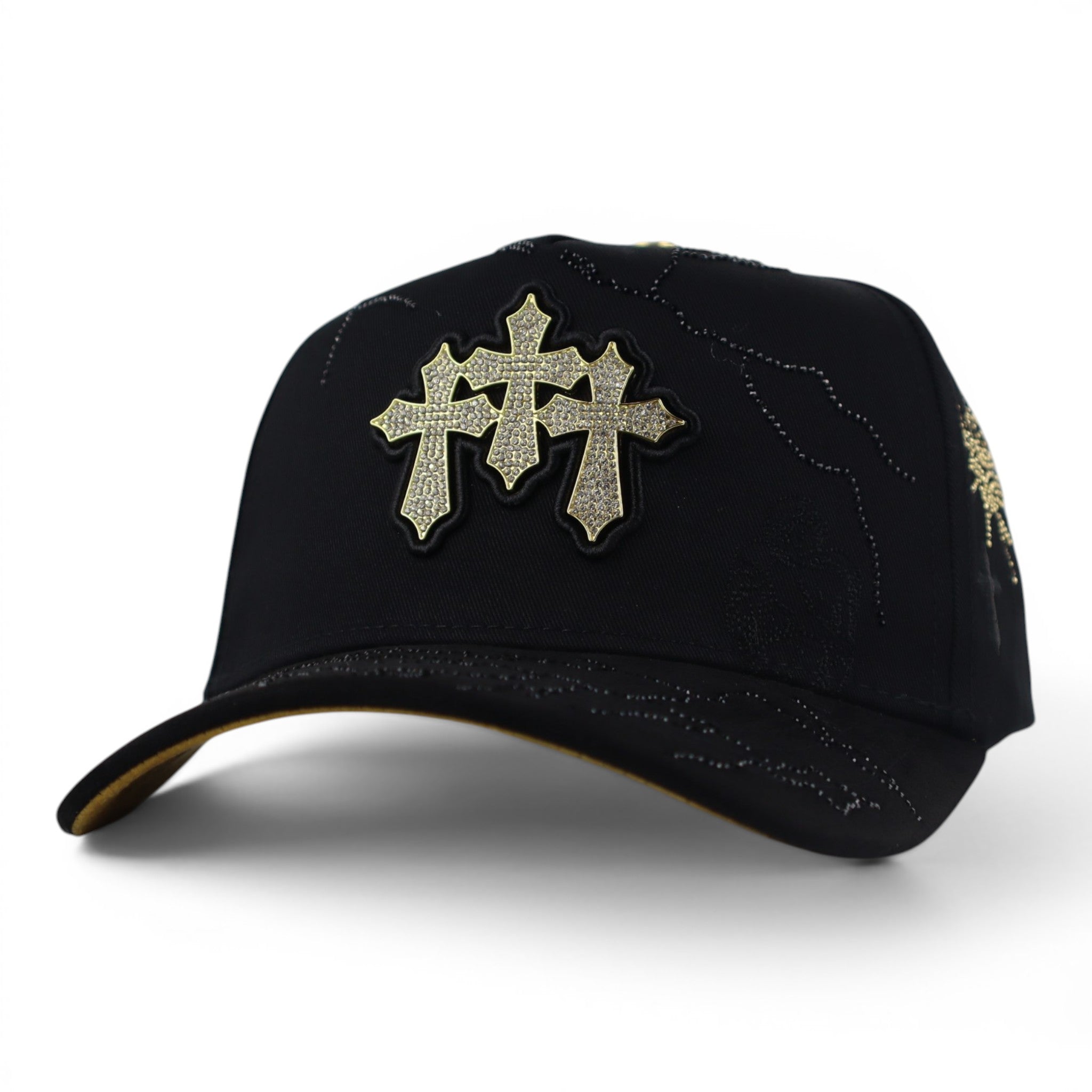 GORRA BIGG BOSS 3 CRUCES BLACK/GOLD