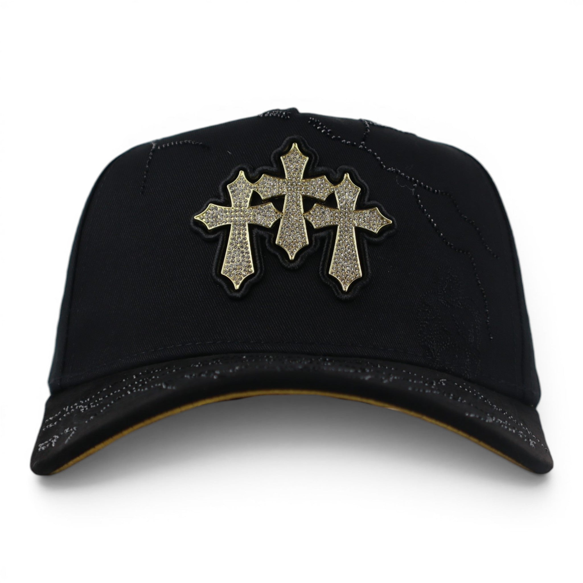 GORRA BIGG BOSS 3 CRUCES BLACK/GOLD