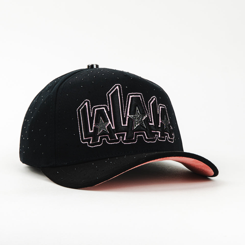 GORRA BIGG BOSS LALALA STARS CRYSTALS BLACK/PINK