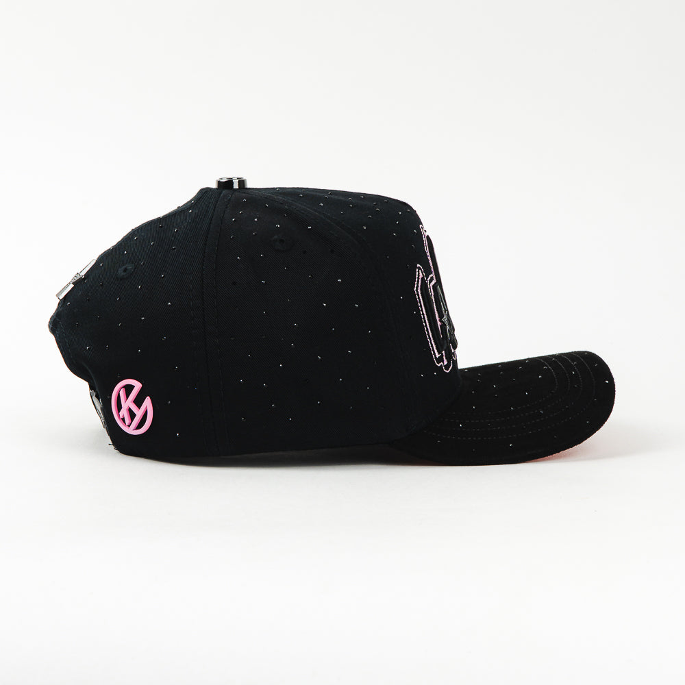GORRA BIGG BOSS LALALA STARS CRYSTALS BLACK/PINK