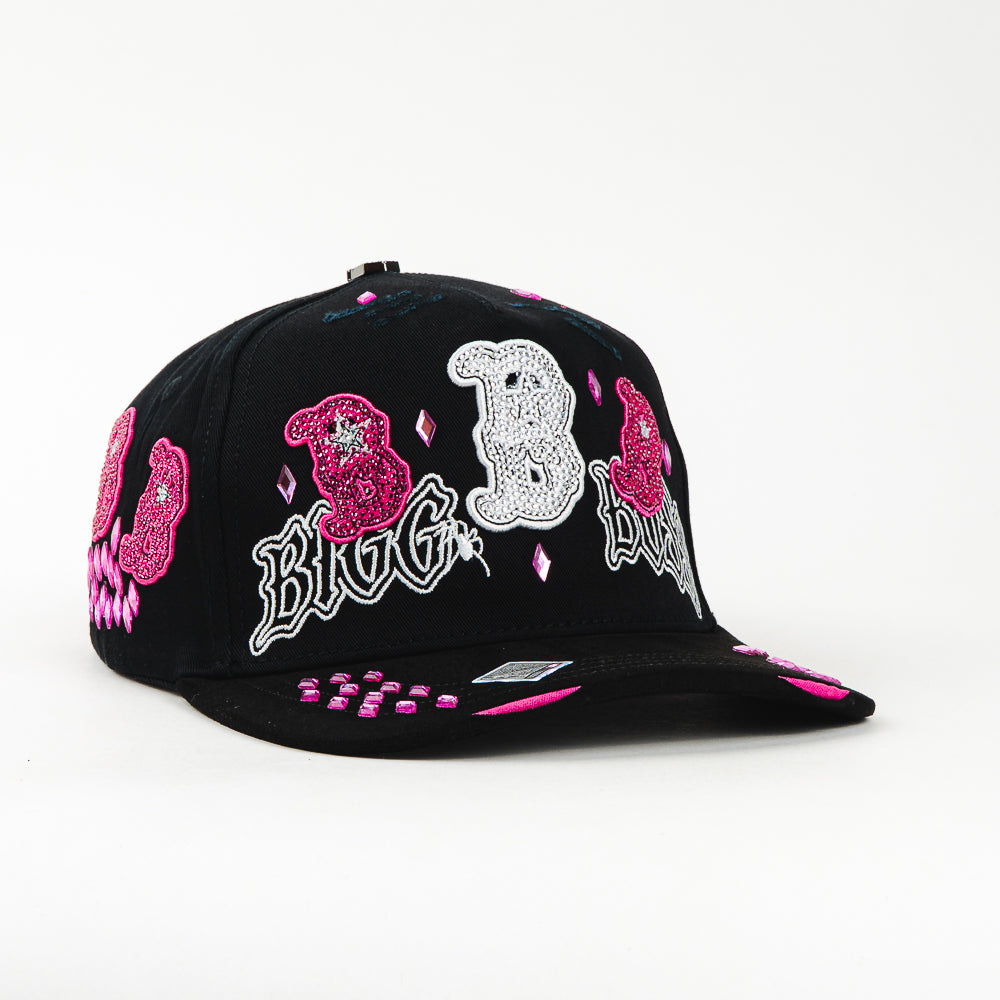 GORRA BIGG BOSS BBB CRYSTALS PINK/BLACK