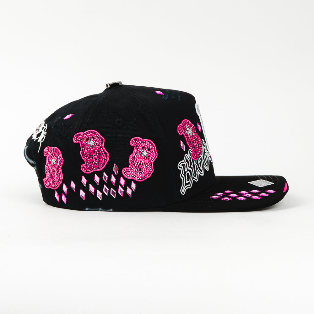 GORRA BIGG BOSS BBB CRYSTALS PINK/BLACK