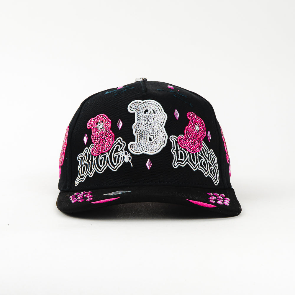 GORRA BIGG BOSS BBB CRYSTALS PINK/BLACK