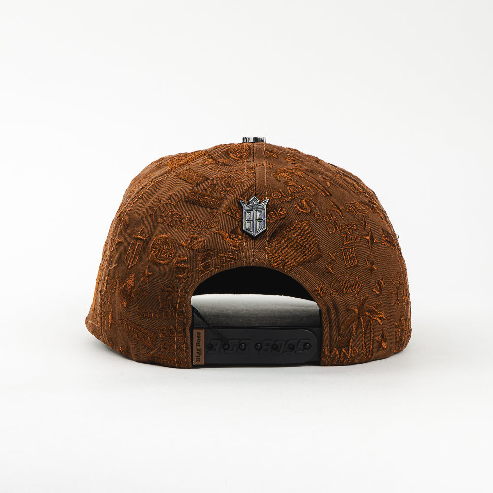 GORRA BIGG BOSS SAN DIEGO CHROME BLACK/BROWN