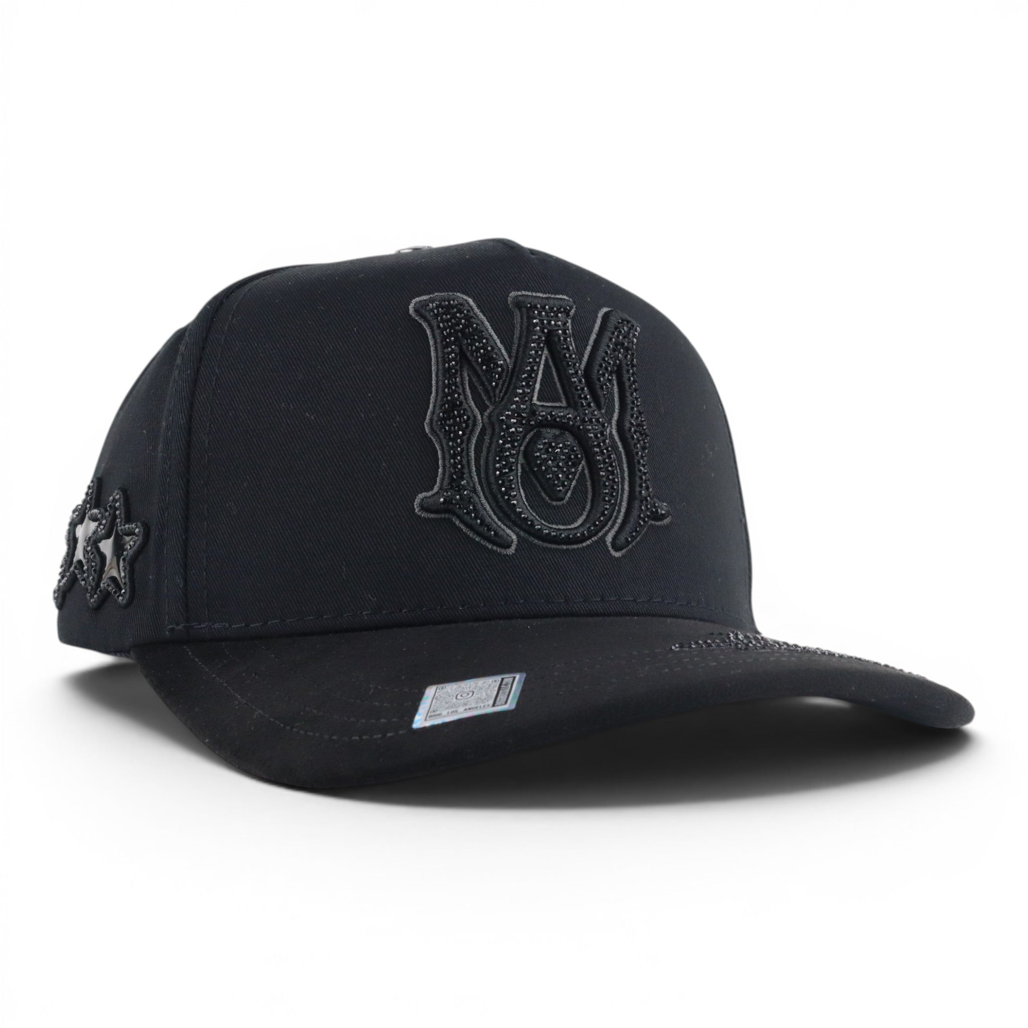 GORRA BIGG BOSS AMIRI ALL BLACK VISOR SUEDE
