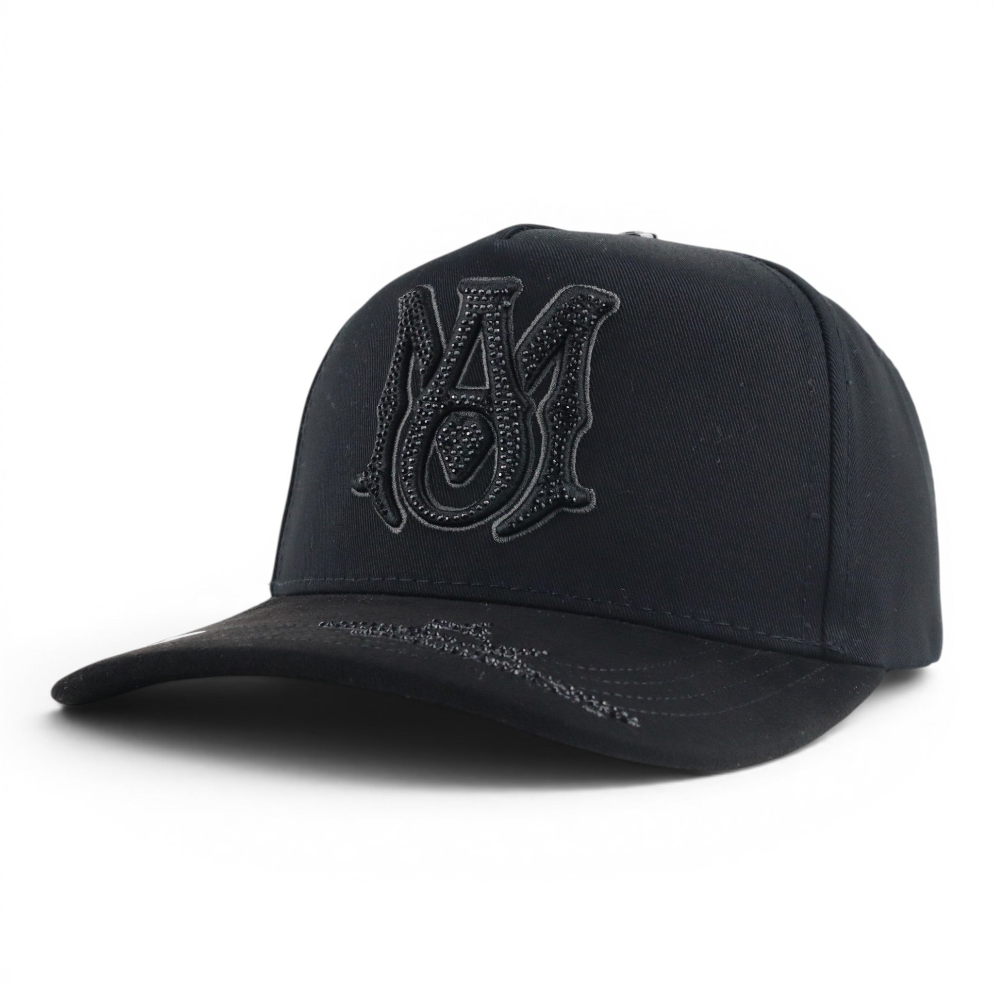 GORRA BIGG BOSS AMIRI ALL BLACK VISOR SUEDE