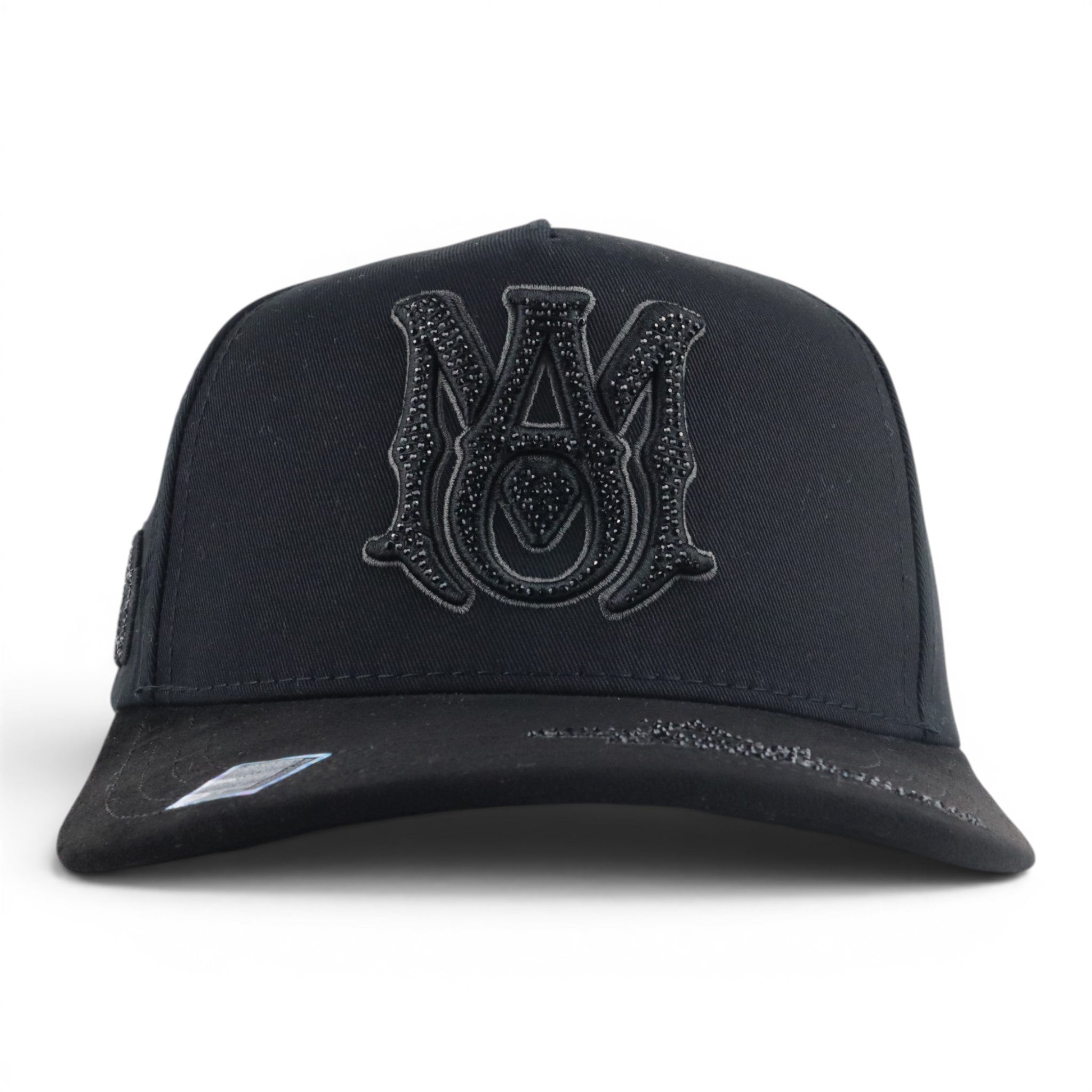 GORRA BIGG BOSS AMIRI ALL BLACK VISOR SUEDE