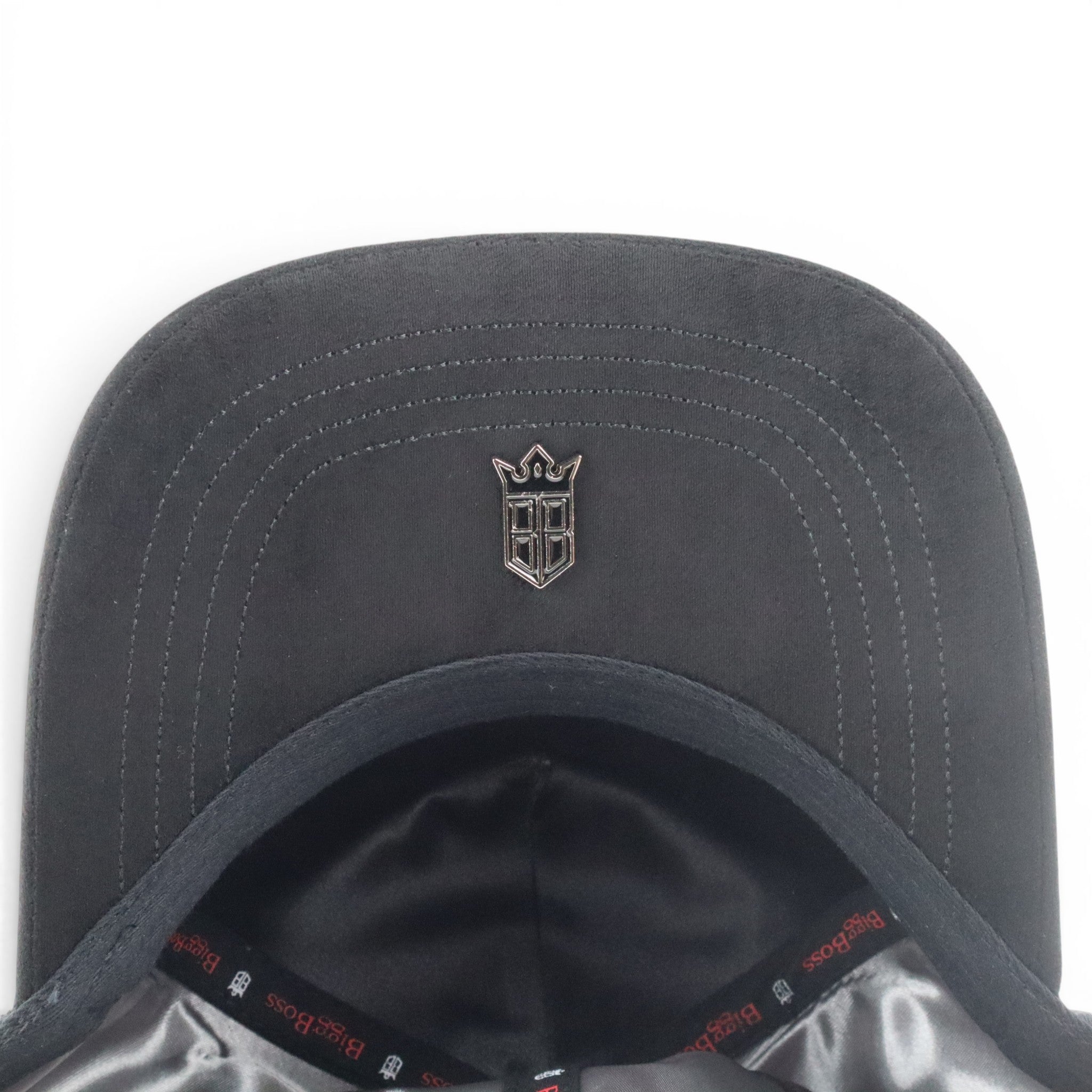 GORRA BIGG BOSS AMIRI ALL BLACK VISOR SUEDE