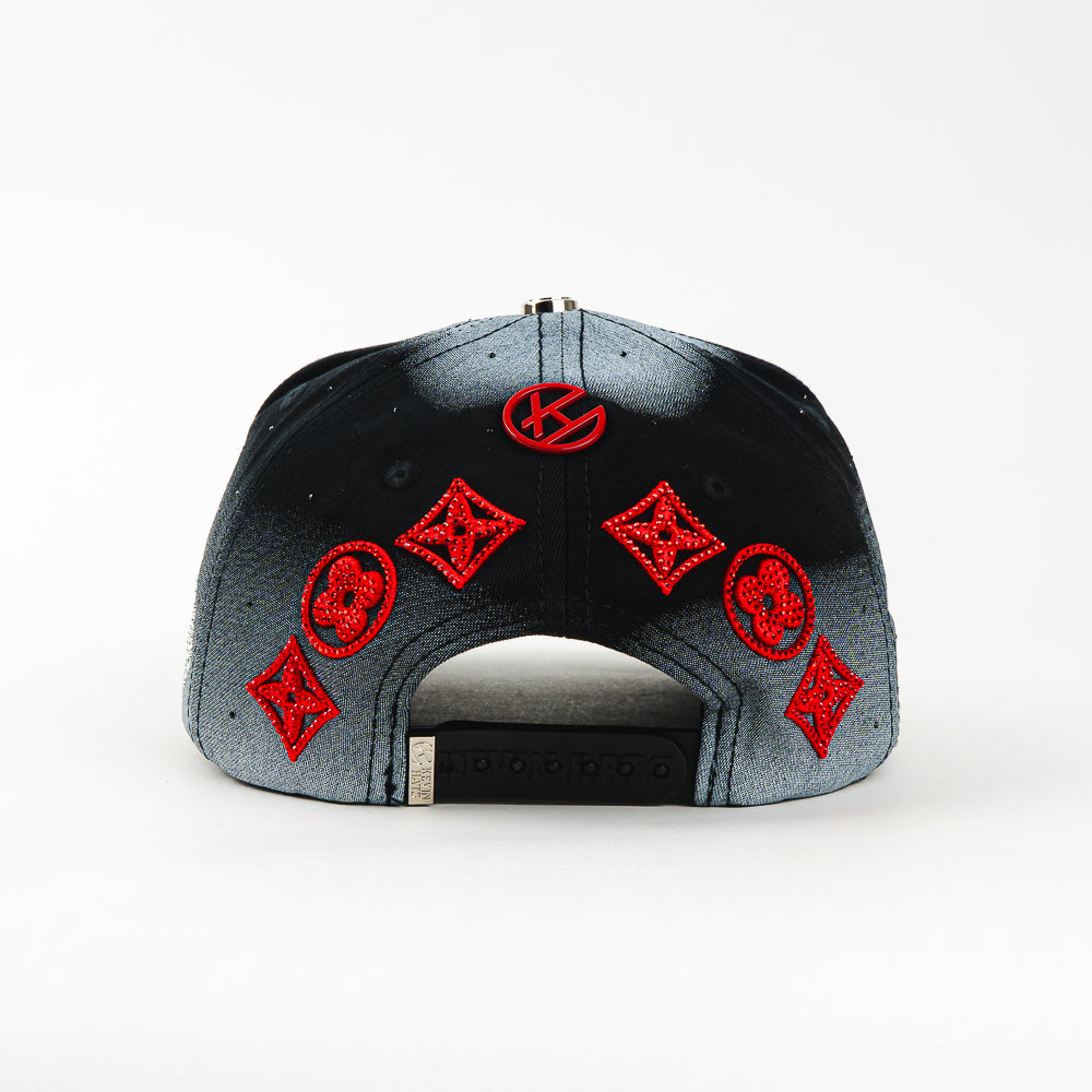 GORRA BIGG BOSS ANGEL H CRYSTALS GREY