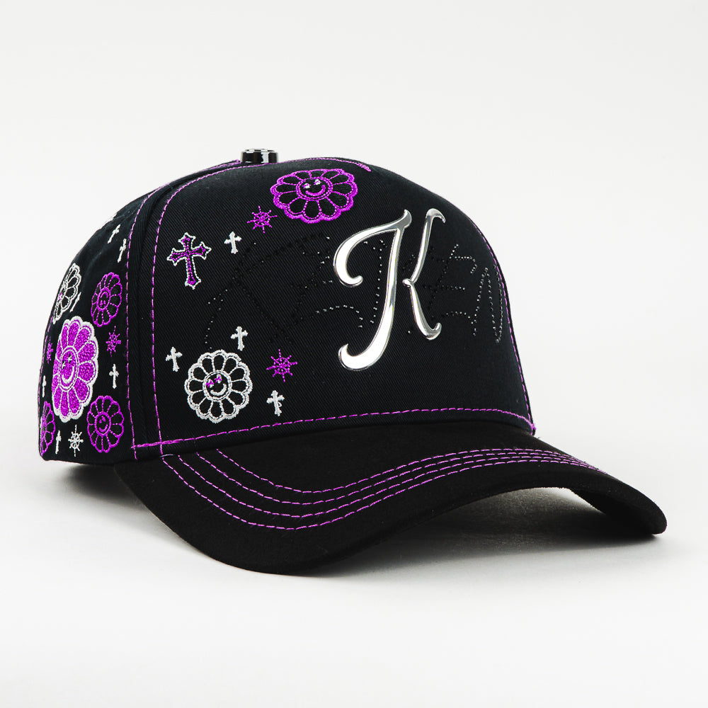 GORRA BIGG BOSS K PURPPLE BLACK