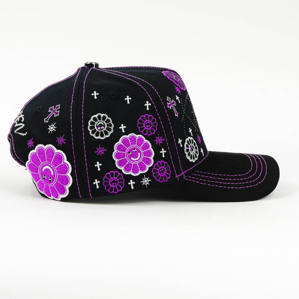 GORRA BIGG BOSS K PURPPLE BLACK