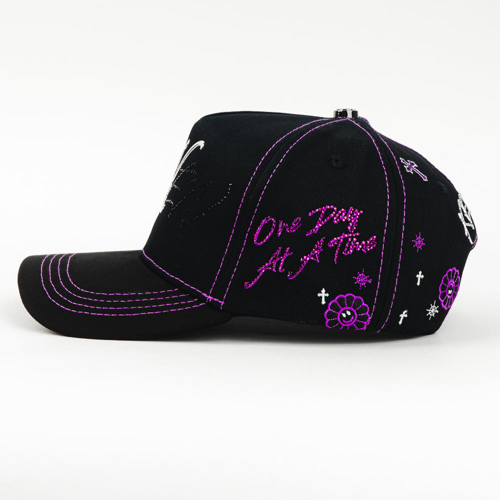 GORRA BIGG BOSS K PURPPLE BLACK