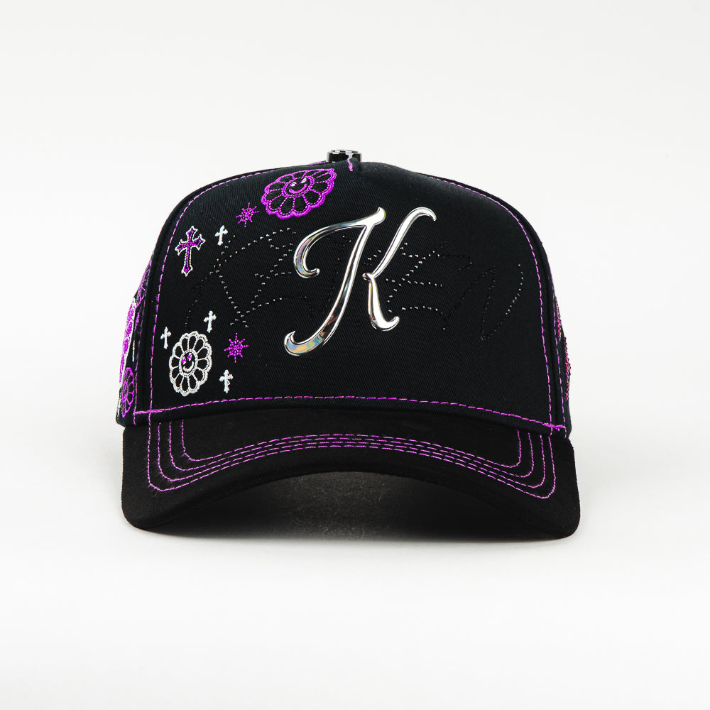 GORRA BIGG BOSS K PURPPLE BLACK
