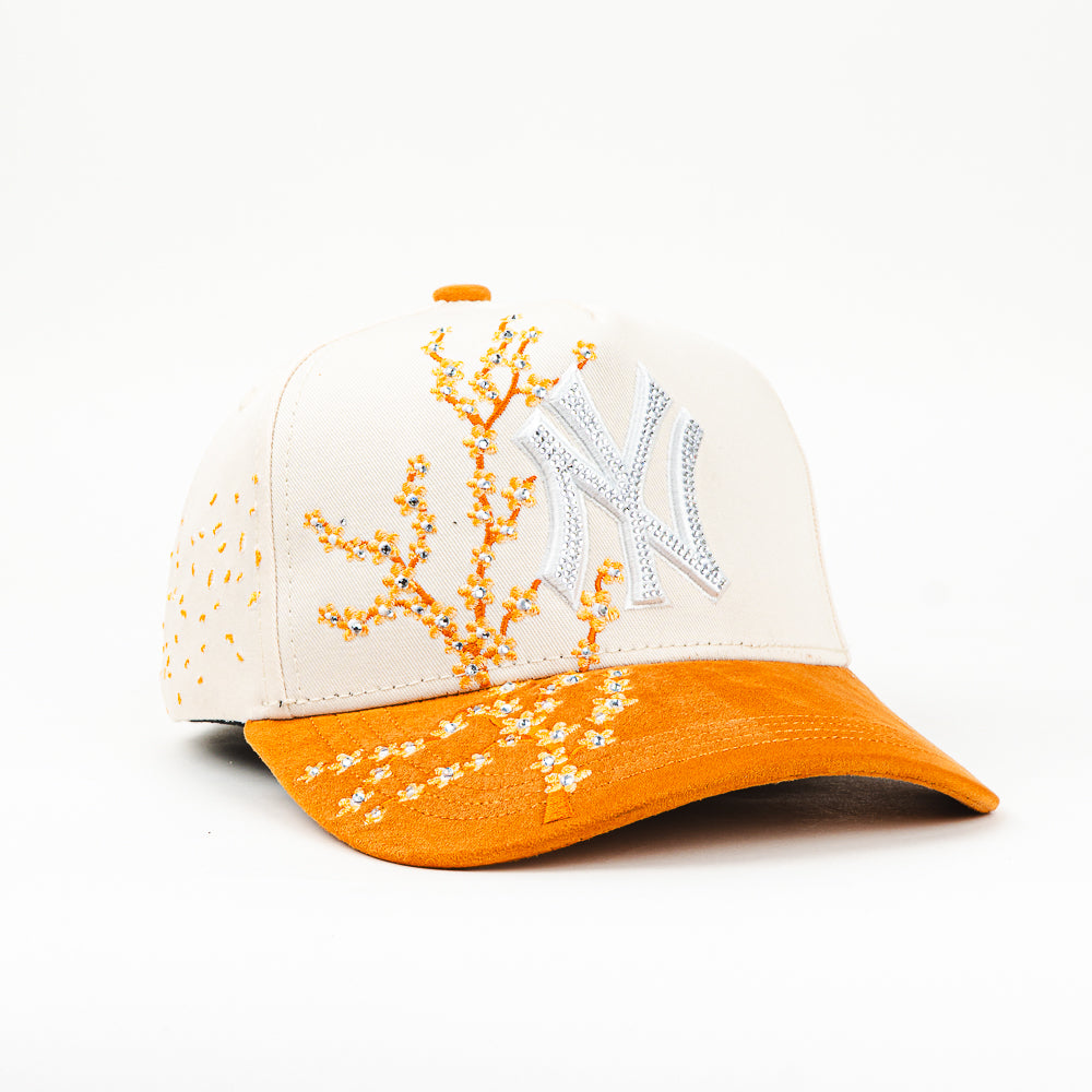 GORRA BIGG BOSS NY FLORES NARANJAS