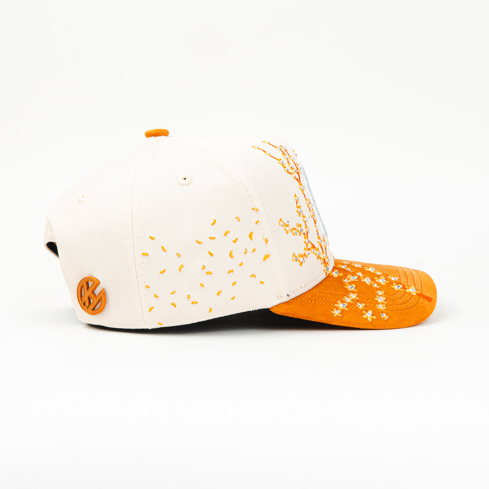 GORRA BIGG BOSS NY FLORES NARANJAS