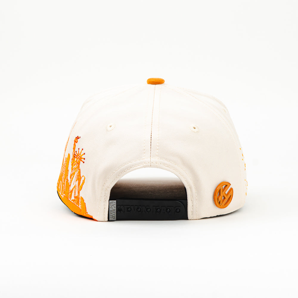 GORRA BIGG BOSS NY FLORES NARANJAS