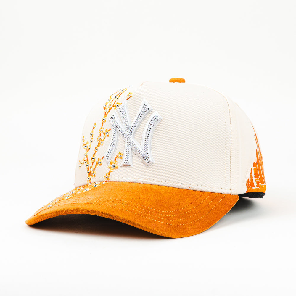 GORRA BIGG BOSS NY FLORES NARANJAS