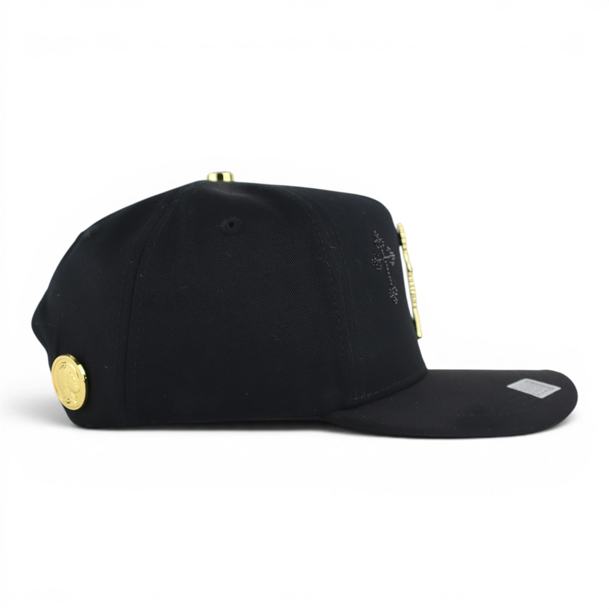 GORRA BIGG BOSS SAN JUDAS BLACK VISOR SUEDE