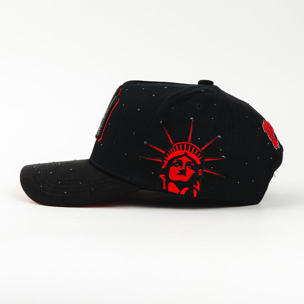 GORRA BIGG BOSS NY ROJA NEGRA