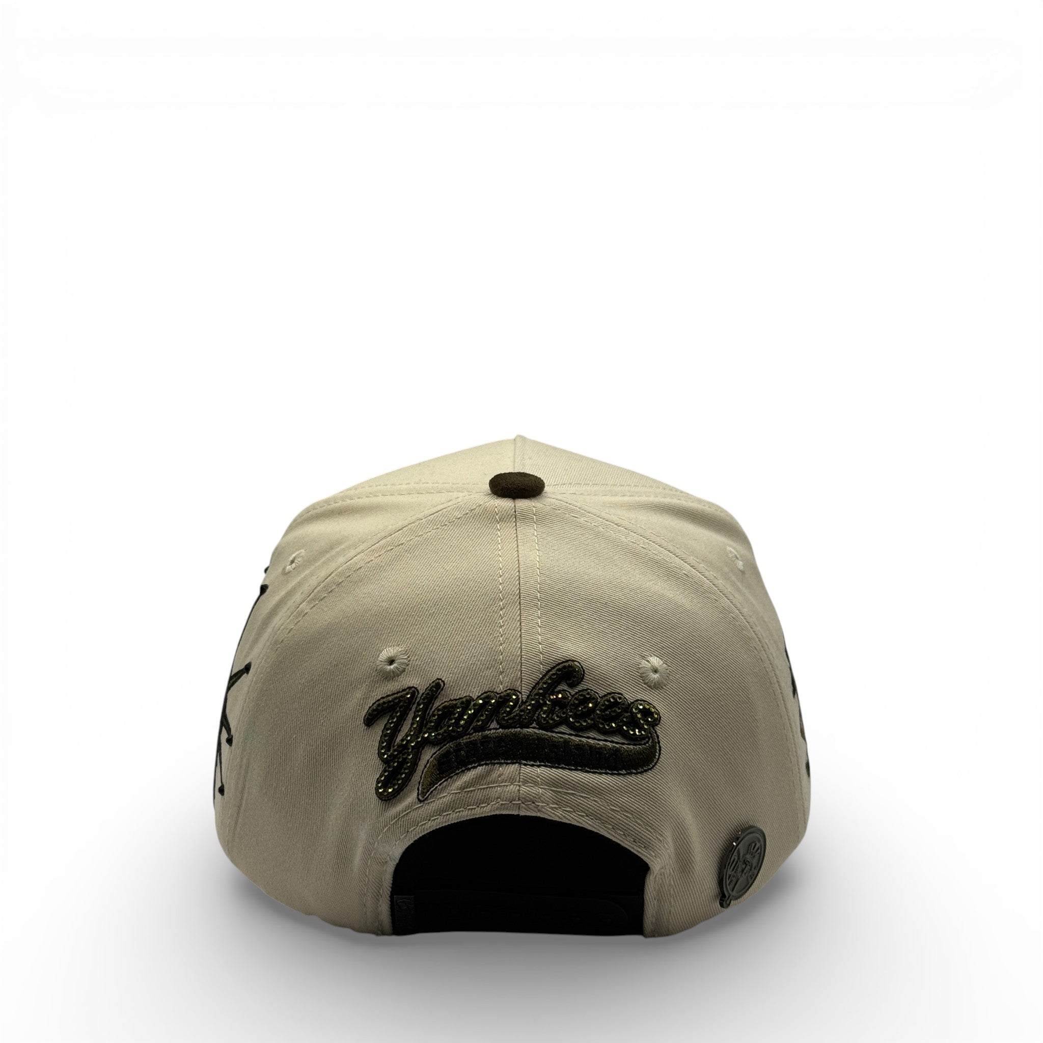 NY OLIVE VISOR SUEDE