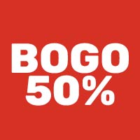 BOGO 50%