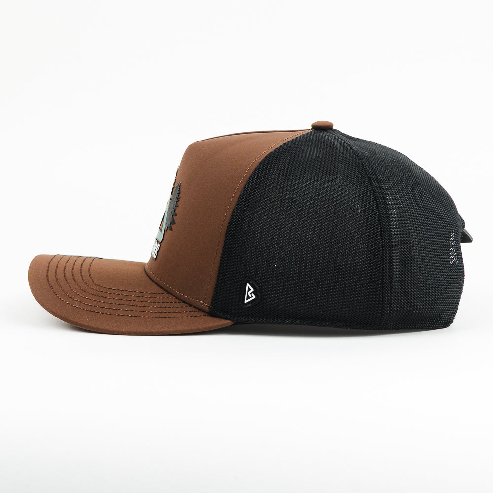GORRA BOLLER FEEL ADVENTURE BLACK/BROWN