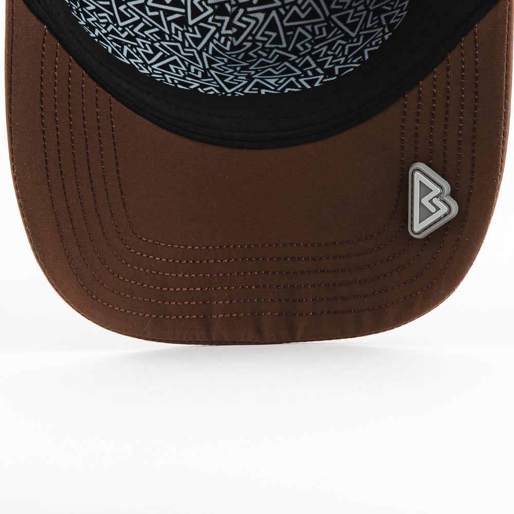 GORRA BOLLER FEEL ADVENTURE BLACK/BROWN