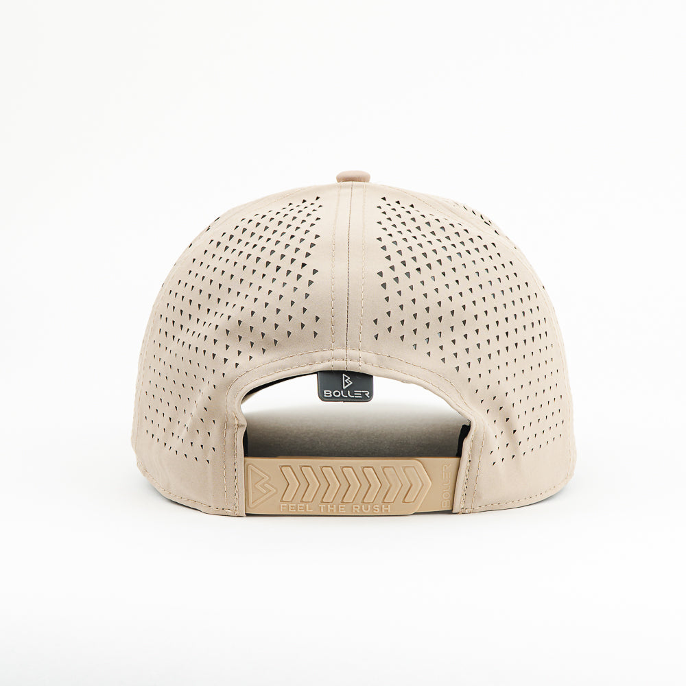 GORRA BOLLER FEEL HYDRO-SHIELD KHAKI/STONE