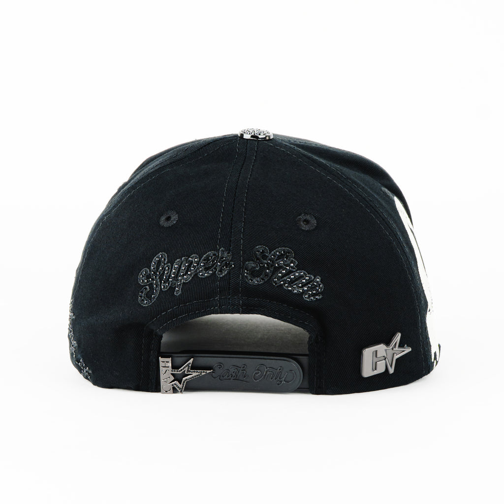 Gorra Cash Only THE STAR IN BLACK | Snapback Visera Curva | FULL SET