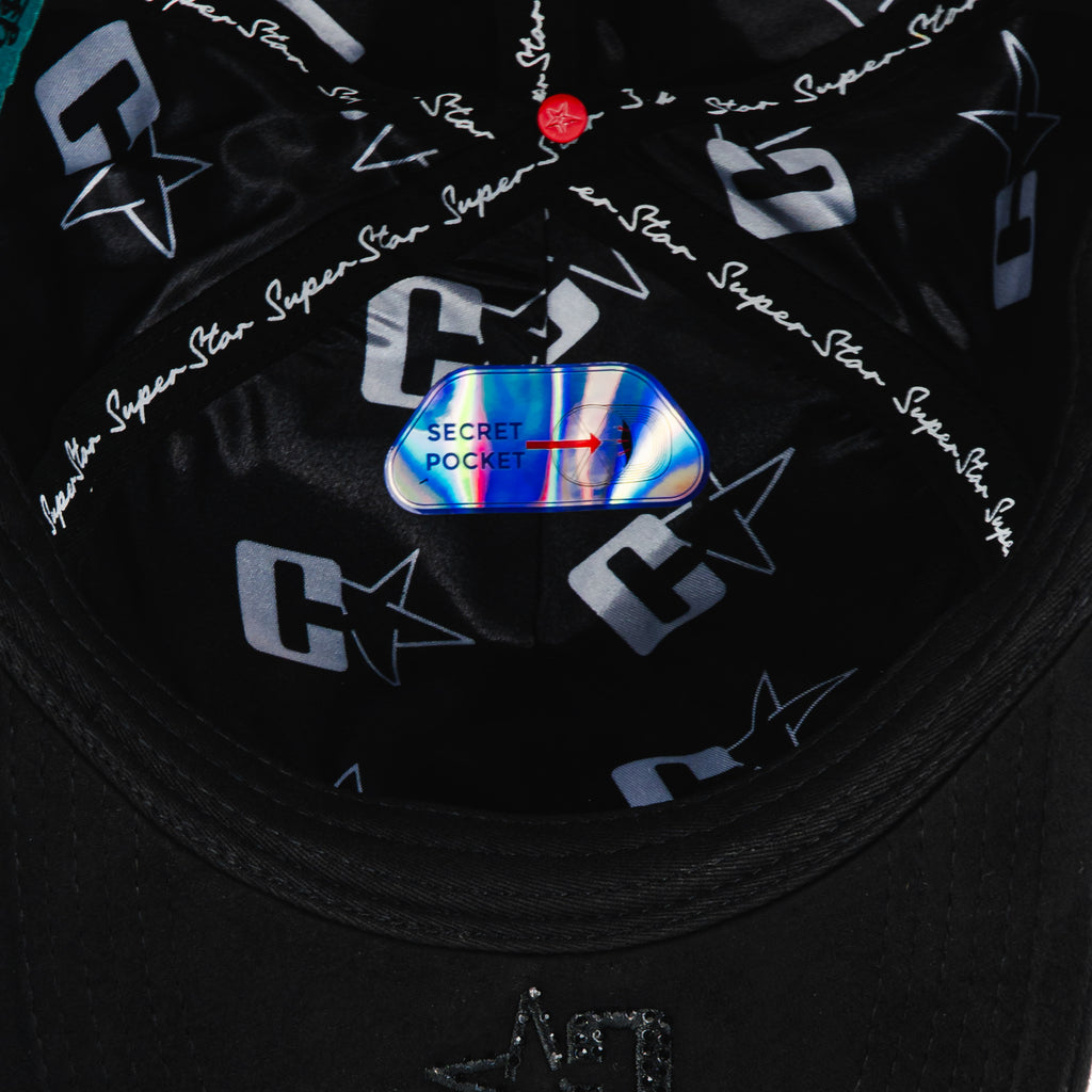 Gorra Cash Only THE STAR IN BLACK | Snapback Visera Curva | FULL SET