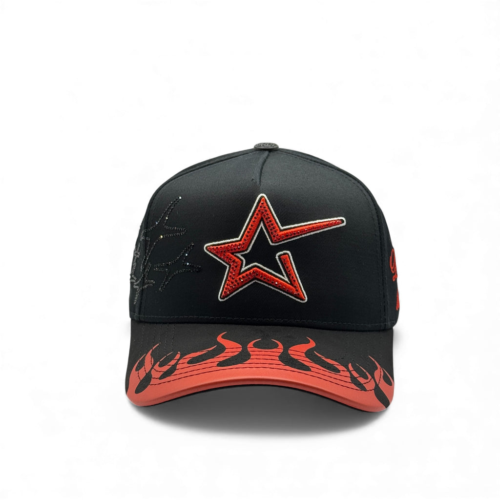 STAR IN FLAMES BLACK