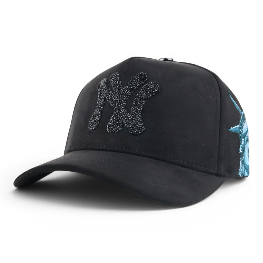 GORRA CASH ONLY NY BLING BLACK