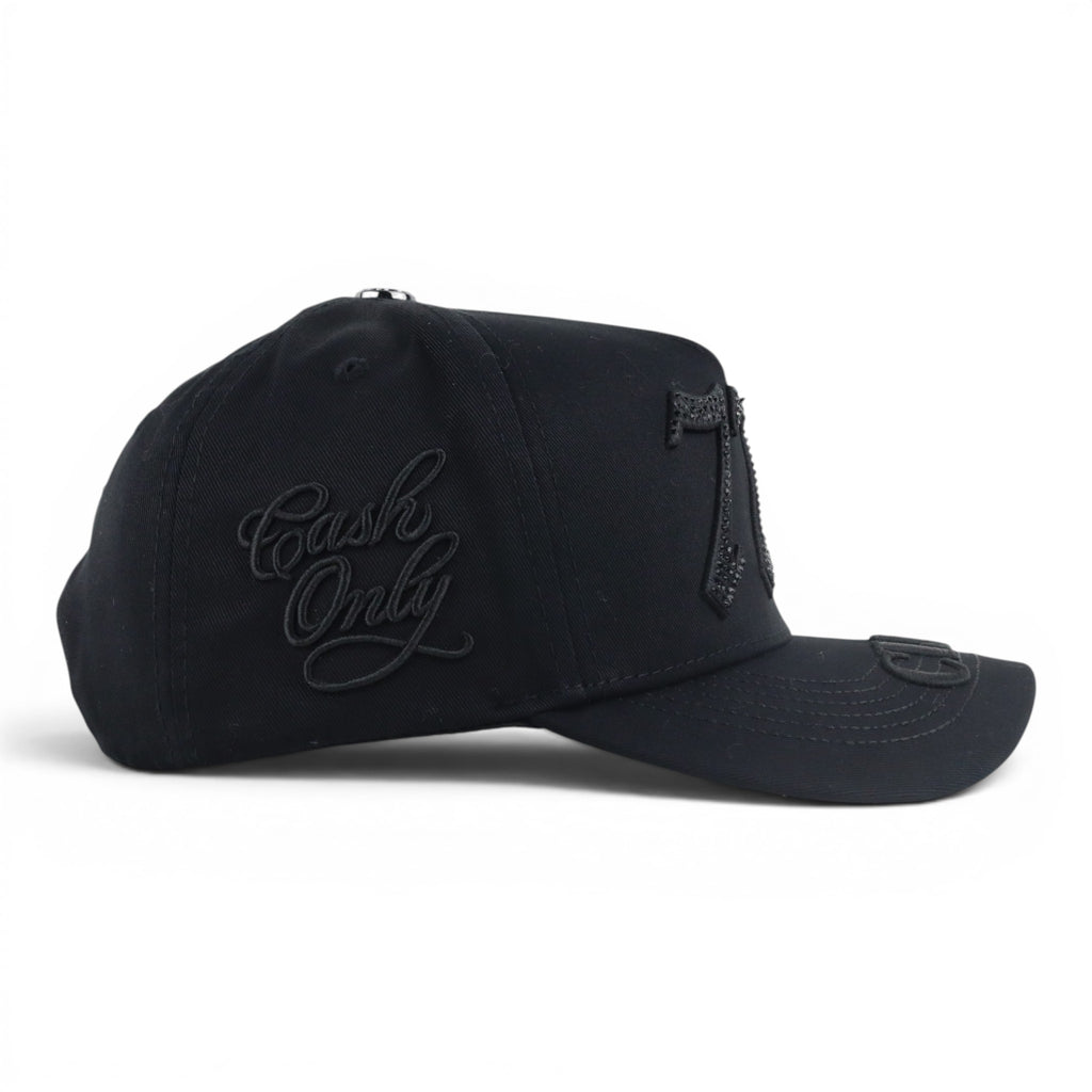 GORRA CASH ONLY 777 CLUB RINESTONES BLACK