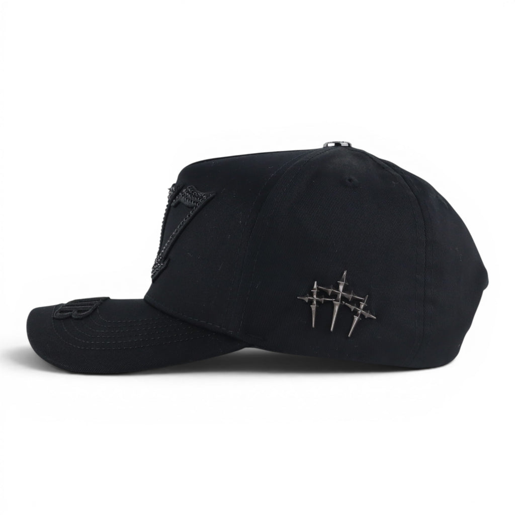 GORRA CASH ONLY 777 CLUB RINESTONES BLACK
