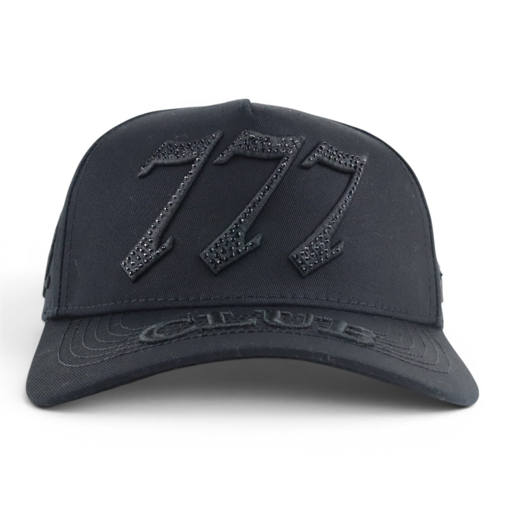 GORRA CASH ONLY 777 CLUB RINESTONES BLACK