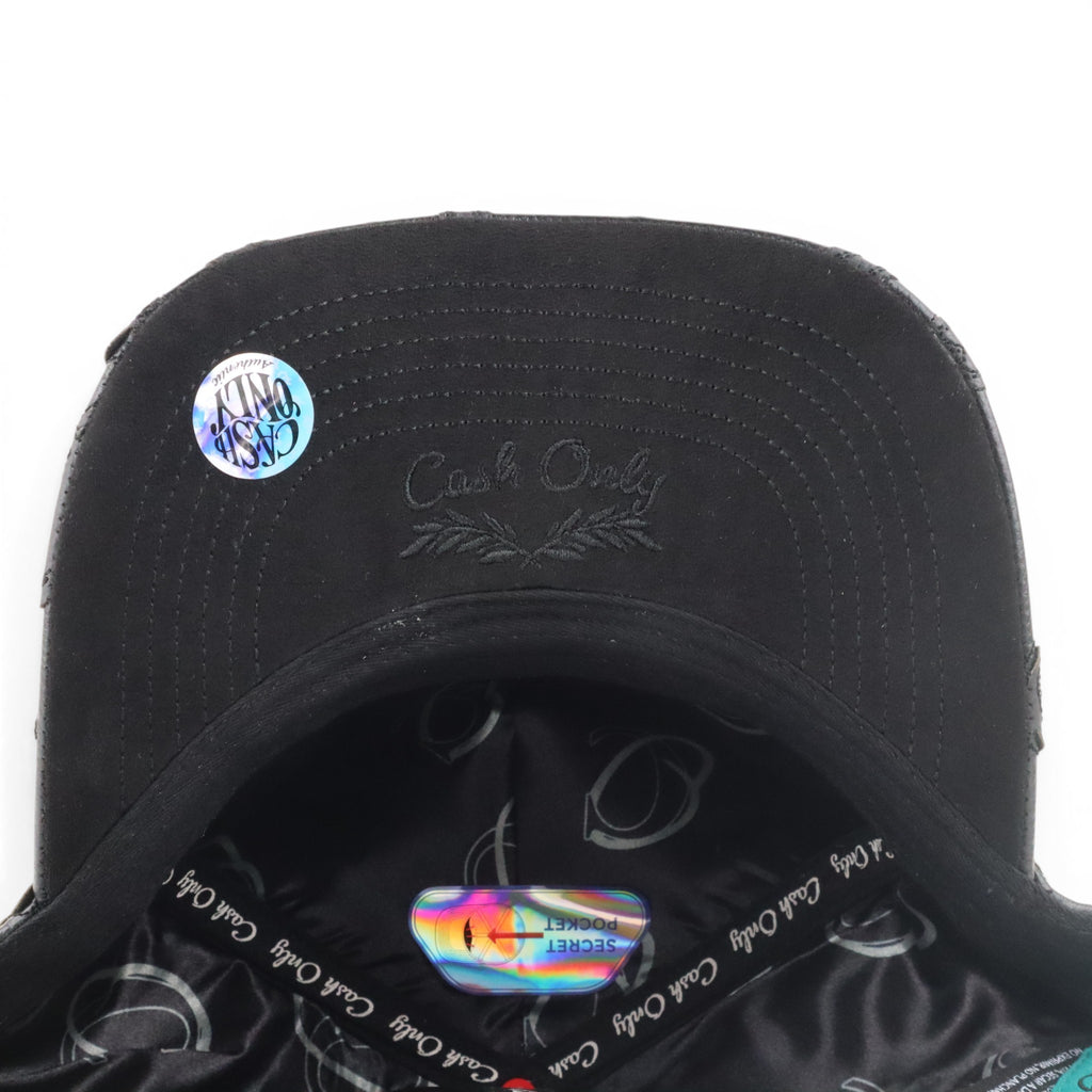 GORRA CASH ONLY CROWN CROSSES BLACK