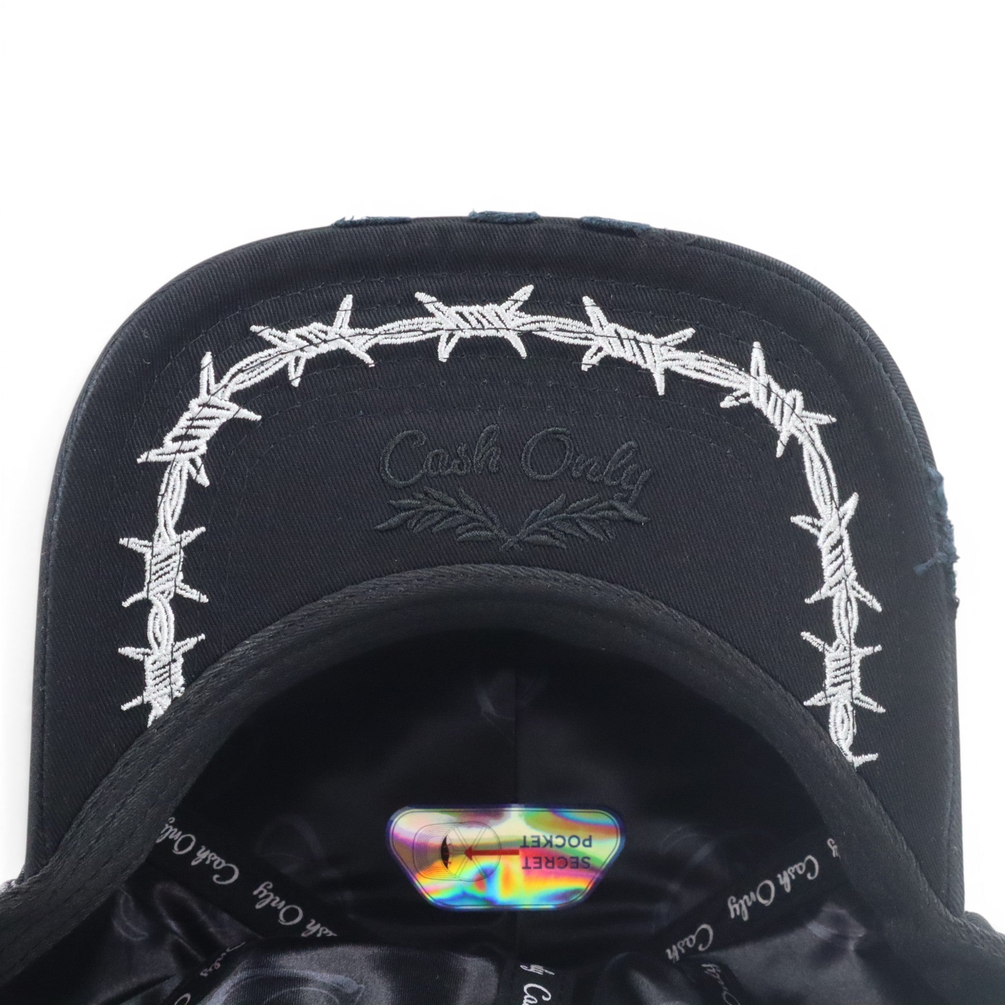 GORRA CASH ONLY THE GANGSTERS BLACK