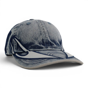 DOUBLE SLIDE DENIM NAVY/WHITE