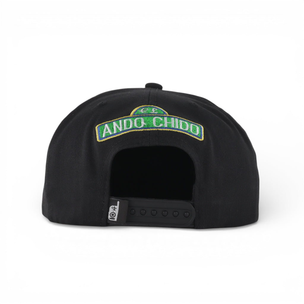 GORRA DIEZ CUATRO ELMO ANDO CHIDO BLK