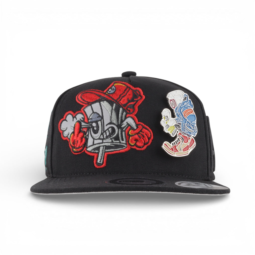 GORRA DIEZ CUATRO ACAD ILLEGAL GRAFF BLK