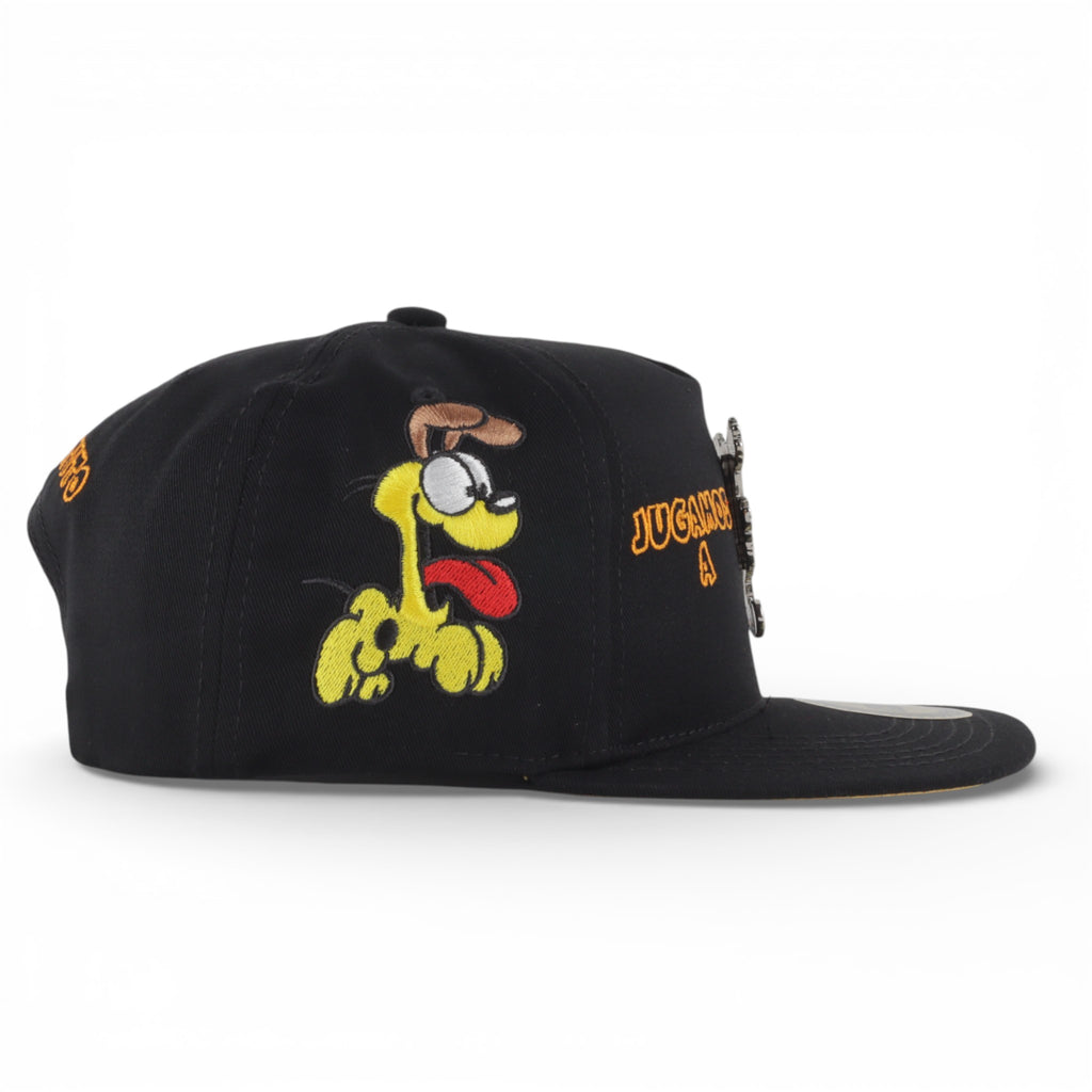 GORRA DIEZ CUATRO JUGAMOS GARFIELD BLACK