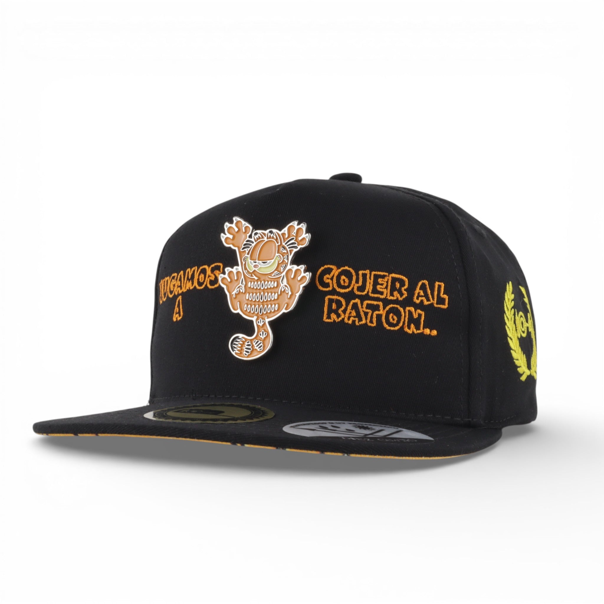GORRA DIEZ CUATRO JUGAMOS GARFIELD BLACK