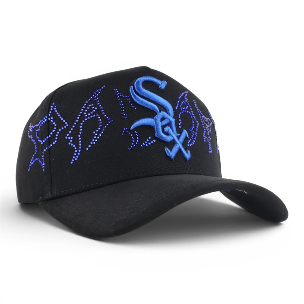 GORRA DAKAPS SOX BLUE BLACK VISOR SUEDE