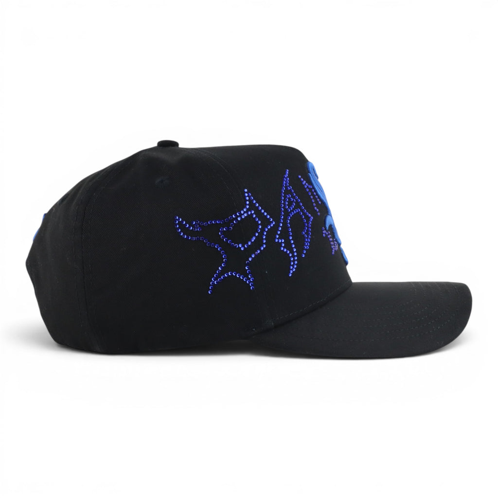 GORRA DAKAPS SOX BLUE BLACK VISOR SUEDE