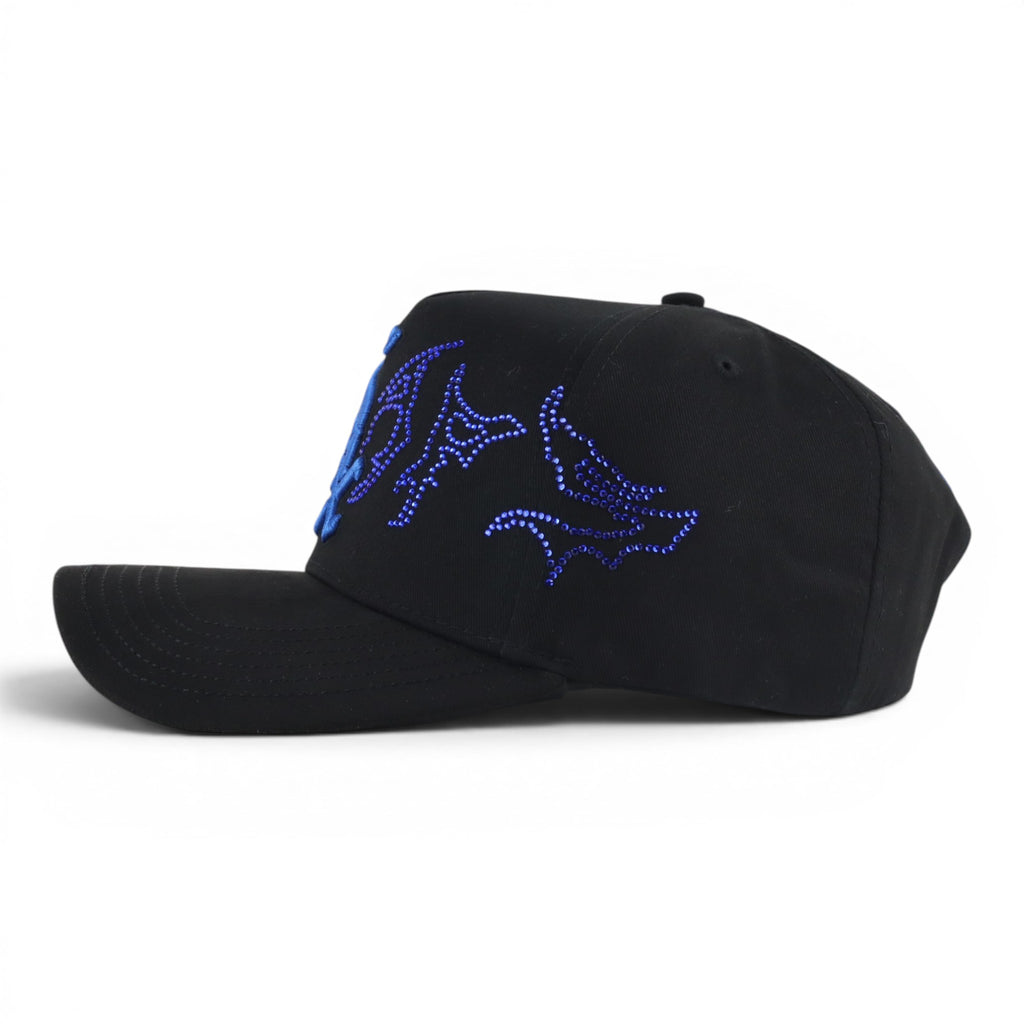 GORRA DAKAPS SOX BLUE BLACK VISOR SUEDE
