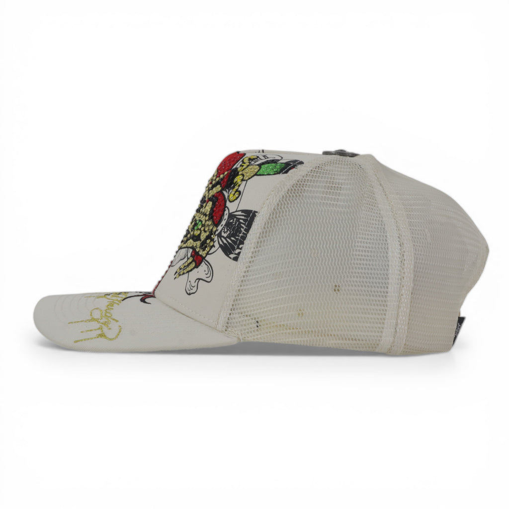 DAGGER SNAKE WHT RHINESTON