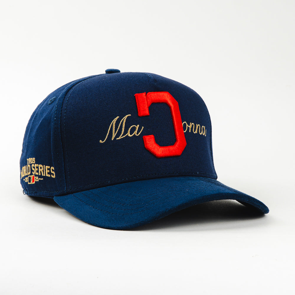 Gorra El Tiros Caps MADONNA NAVY VISOR SUEDE de Gamuza | Snapback Visera Plana