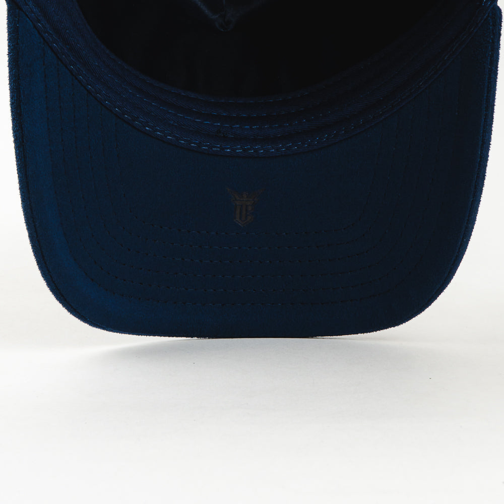 Gorra El Tiros Caps MADONNA NAVY VISOR SUEDE de Gamuza | Snapback Visera Plana