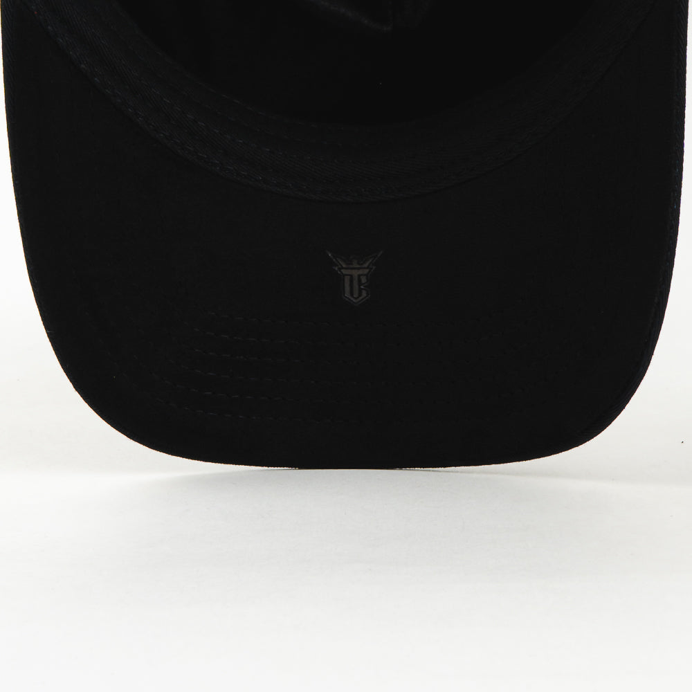 Gorra El Tiros Caps LA DURANGO BLACK de Tela | Cierre Cerrado Visera Curva