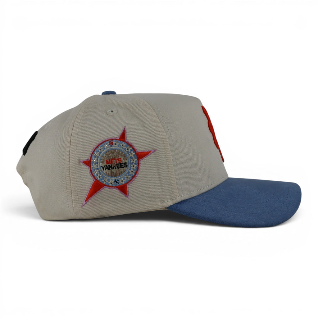 GORRA EL TIROS CAPS MEETS VS YANEES BEIGE/BLUE